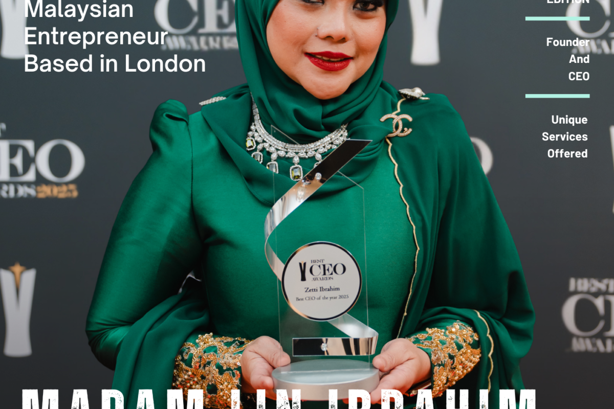 Madam Lin Ibrahim (Zetti Ibrahim) is the Founder and CEO of Asian UK Confinement Ltd, a Successful Malaysian Entrepreneur Based in London